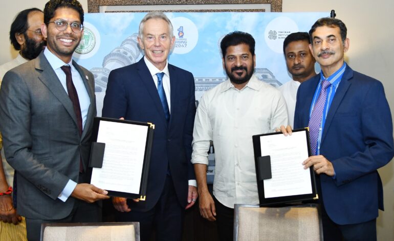 Tony Blair Praises Telangana’s Vision 2047, Signals Interest in Collaboration