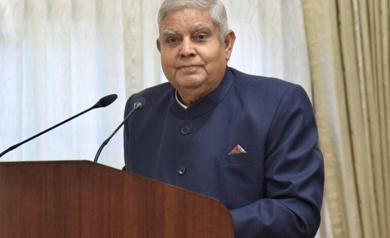 ECI Begins Preparations for Vice-Presidential Election Following Jagdeep Dhankhar’s Resignation