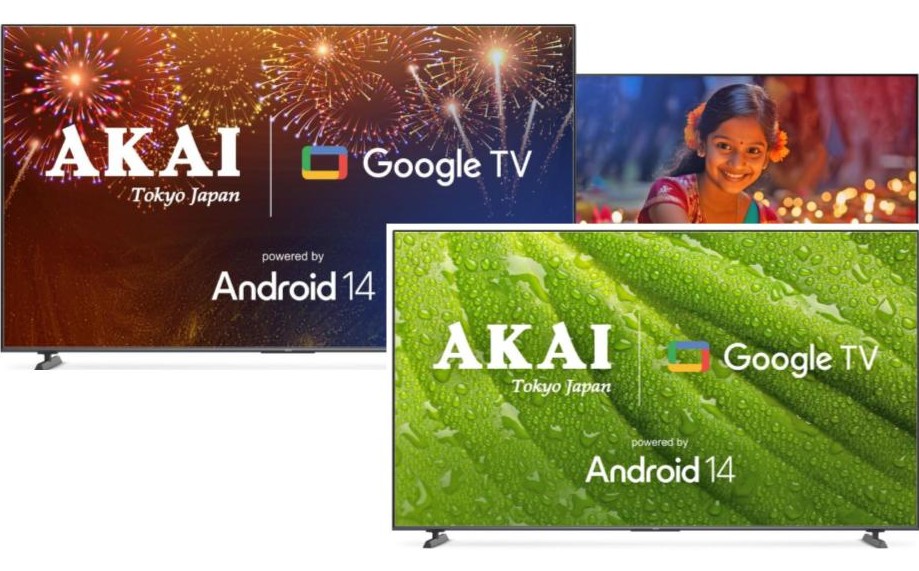 AKAI Launches PowerView Series with Google TV Powered by Android 14 in India