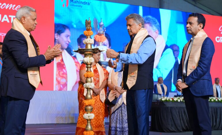Anand Mahindra Calls Graduates to Build a Just, Sustainable Future at Mahindra University Convocation