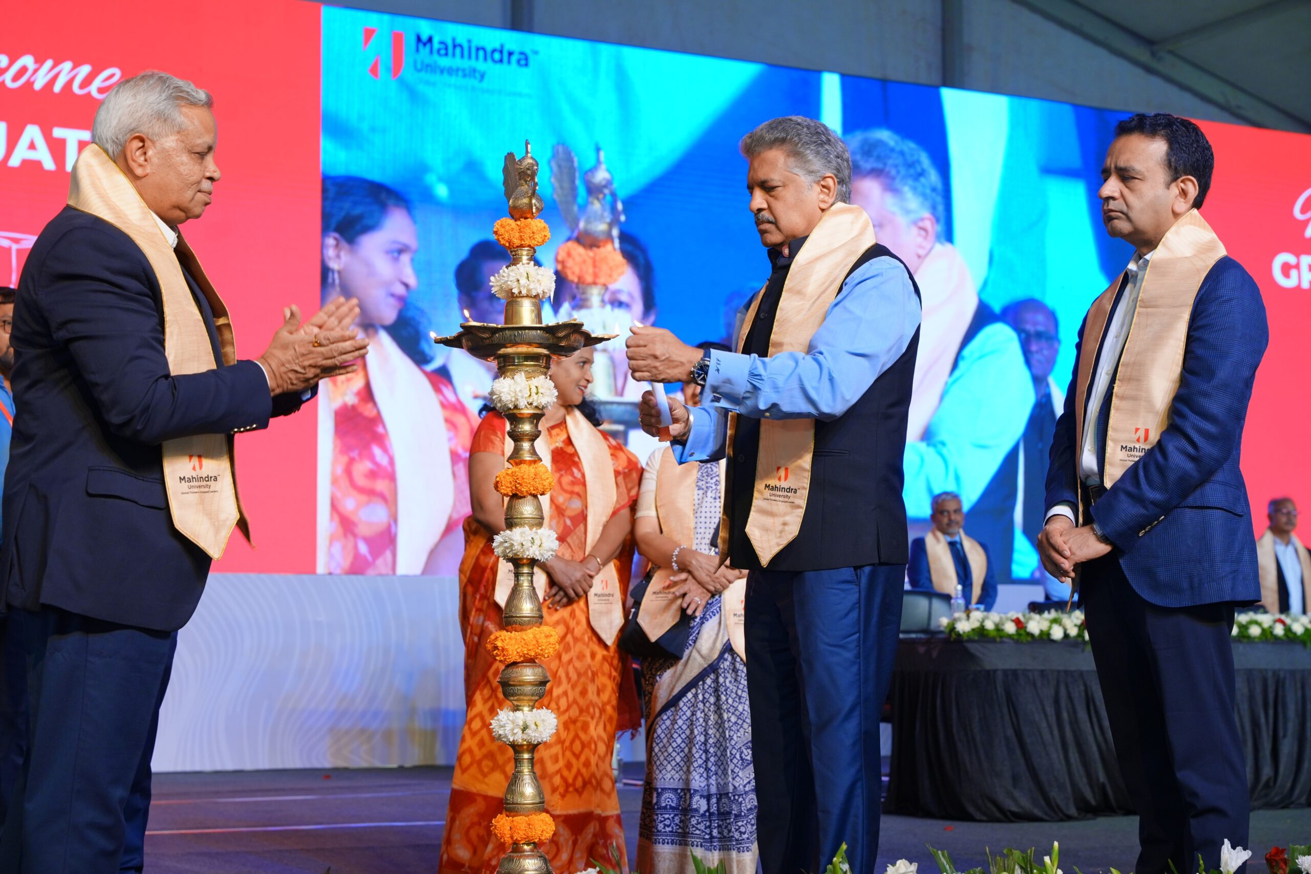 Anand Mahindra Calls Graduates to Build a Just, Sustainable Future at Mahindra University Convocation