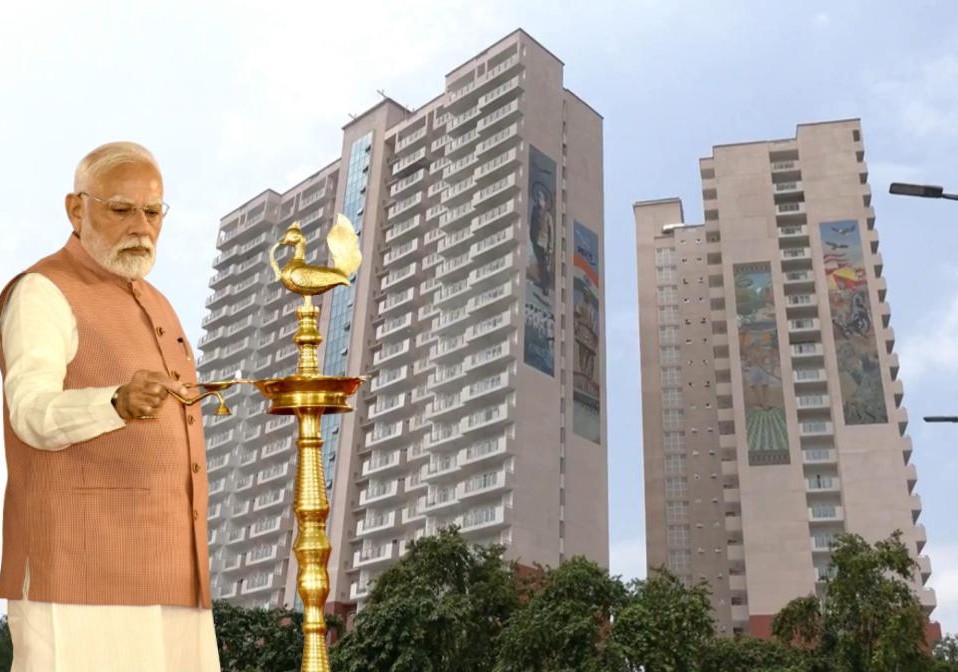 PM Modi inaugurates new multi-storey flats for Members of Parliament in New Delhi