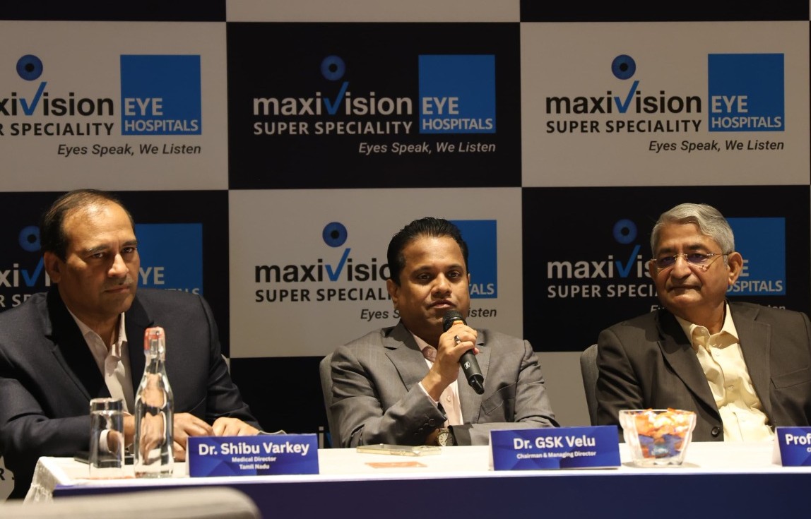 Maxivision Launches 10 Super Speciality Eye Hospitals and Vision Centres in Chennai with ₹100 Crore Investment