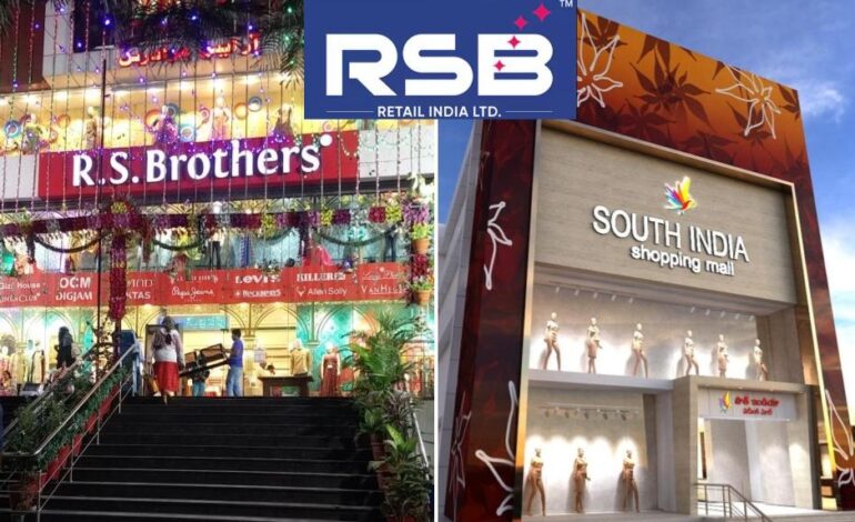 RSB Retail India Files DRHP with SEBI for IPO; Plans to Raise ₹500 Cr Fresh Capital for RS Brothers & South India Shopping Mall expansion