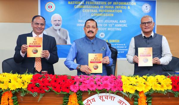 Dr Jitendra Singh Launches RTI E-Journal, Highlights Governance Reforms for Transparency and Youth Trust