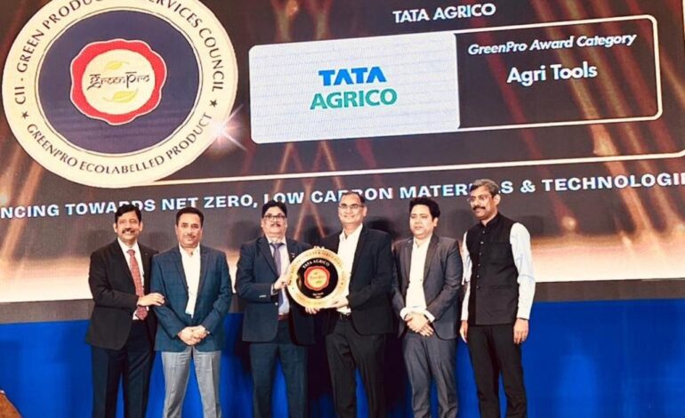 Tata Agrico Becomes First Agricultural Tools Brand in India to Receive GreenPro Certification