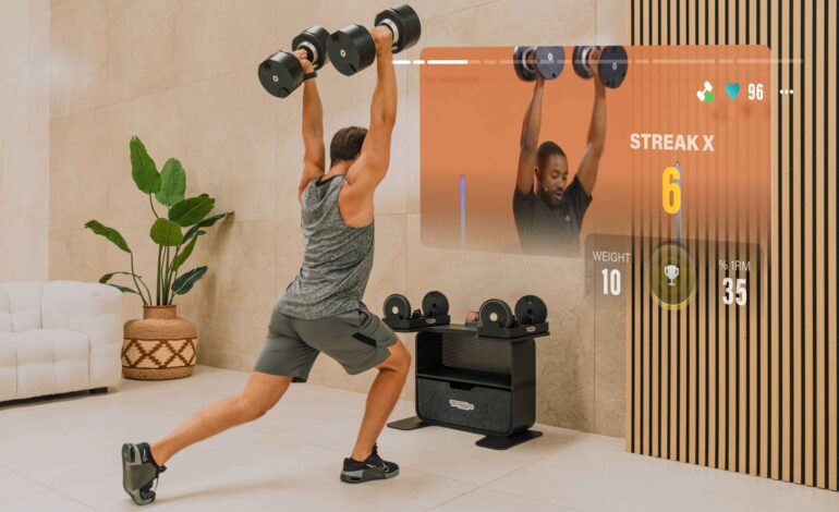 Technogym Unveils Smart Connected Dumbbells, Packing 12 Weights in One Compact Design