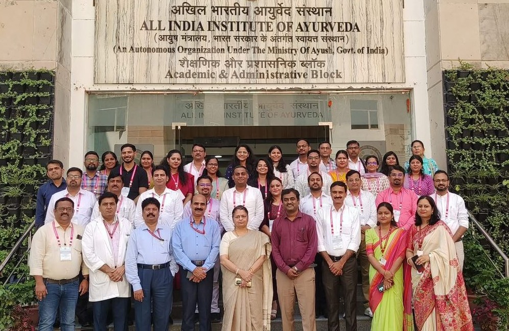 AIIA Hosts Three CME Programmes Under Ayurgyan Scheme to Empower Ayurveda Teachers