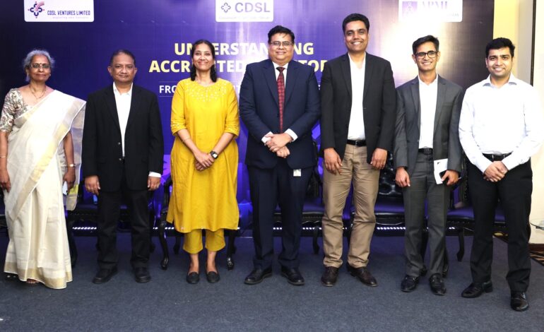 CDSL Collaborates with APMI on Accredited Investor Awareness under SEBI’s Guidance