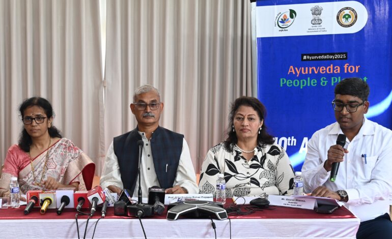Ayush Ministry Showcases ‘Ayurveda for People, Ayurveda for Planet’ Ahead of 10th Ayurveda Day in Goa