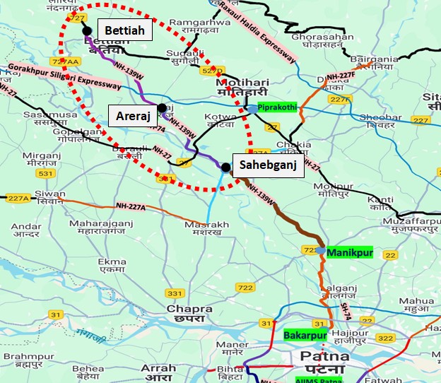 Cabinet Approves ₹3822 Crore Sahebganj–Areraj–Bettiah Highway Project in Bihar