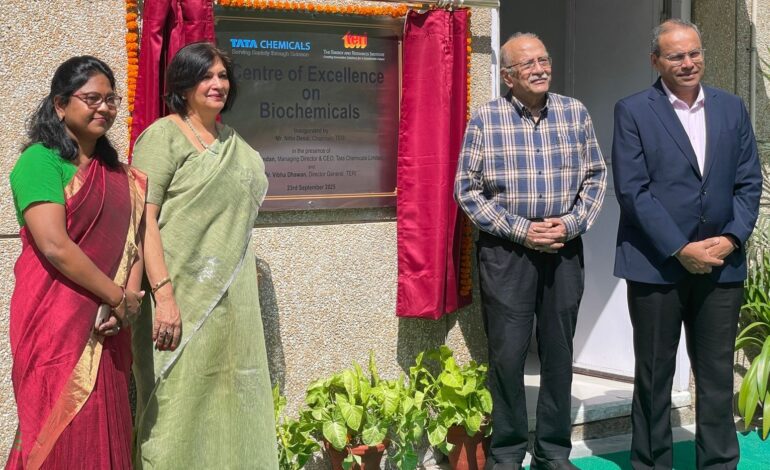 India’s Bioeconomy Gets a Push with Tata Chemicals–TERI Centre of Excellence on Biochemicals
