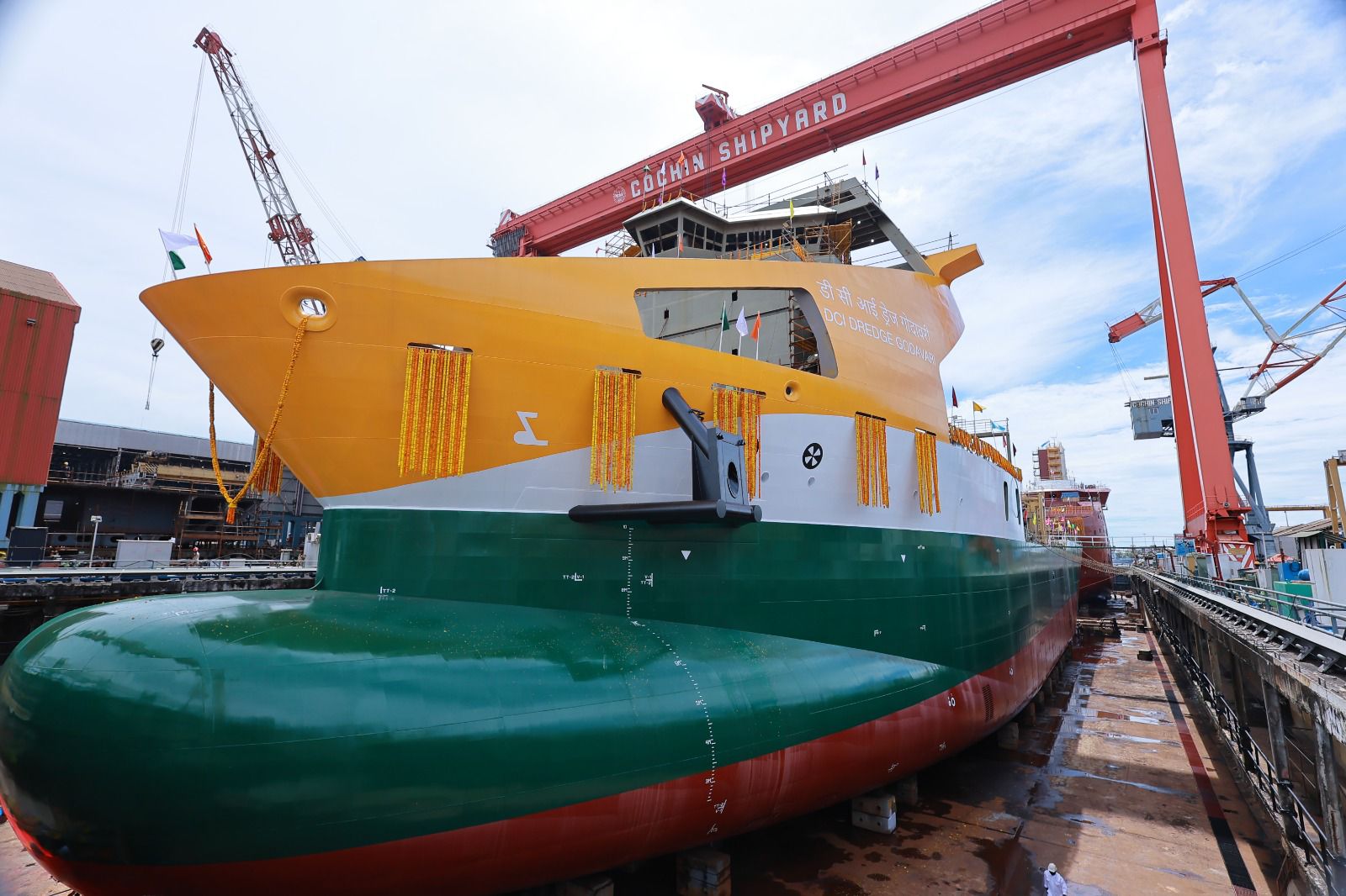 Cochin Shipyard Launches Three State-of-the-Art Vessels, Marking a Milestone in Indian Shipbuilding