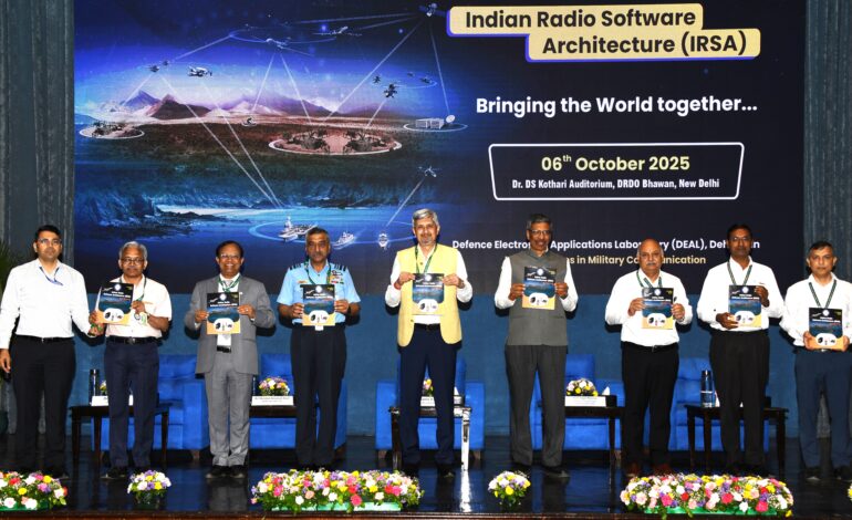 DRDO Unveils Indian Radio Software Architecture Standard 1.0 to Boost Military Communication Interoperability