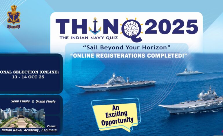 Indian Navy Quiz – THINQ 2025 Moves to Zonal Selections