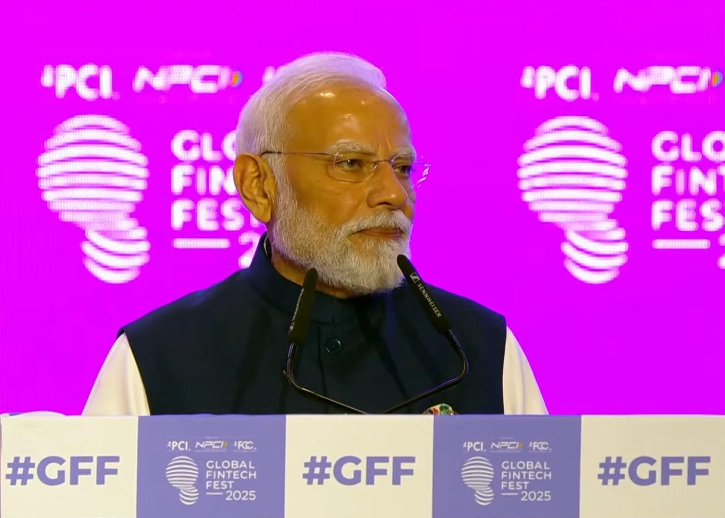 PM Modi at Global Fintech Fest 2025: India’s Digital Democracy Inspires the World