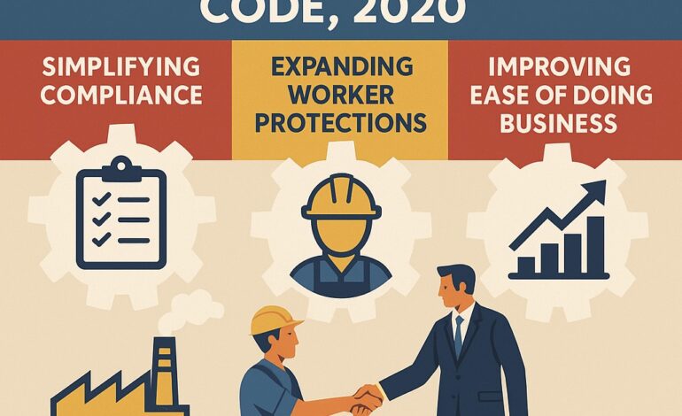 Industrial Relations Code 2020 Pushes Unified Labour Framework, Cuts Compliance and Expands Worker Protections
