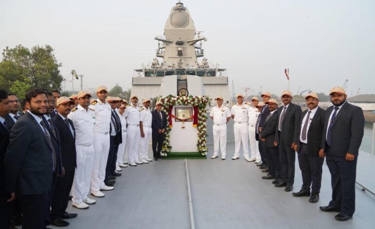 Indian Navy receives ‘Taragiri’, fourth Nilgiri-class stealth frigate under Project 17A