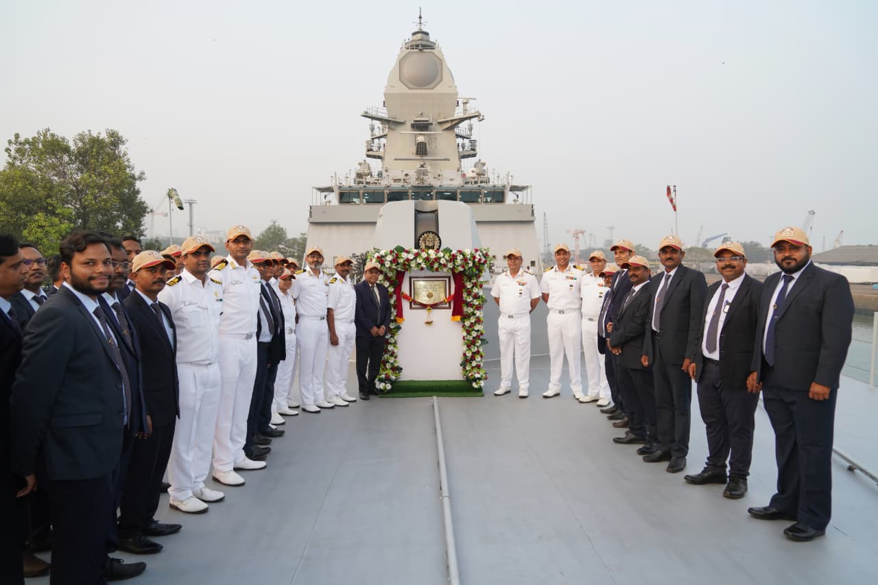 Indian Navy receives ‘Taragiri’, fourth Nilgiri-class stealth frigate under Project 17A