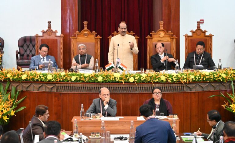 Lok Sabha Speaker urges lawmakers to uphold dignity of legislatures and ensure orderly conduct; calls for climate-resilient, tech-driven development in the Northeast