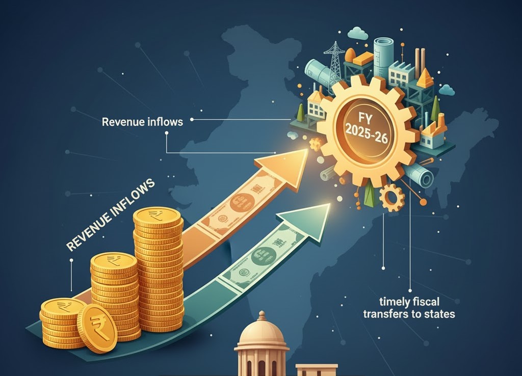 Centre Receives ₹17.3 Lakh Crore in Total Receipts, Spends ₹23.03 Lakh Crore up to September 2025: CGA Data