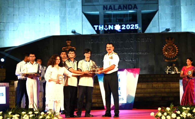 Jayshree Periwal High School, Jaipur Wins Indian Navy’s THINQ-25 Quiz at Indian Naval Academy