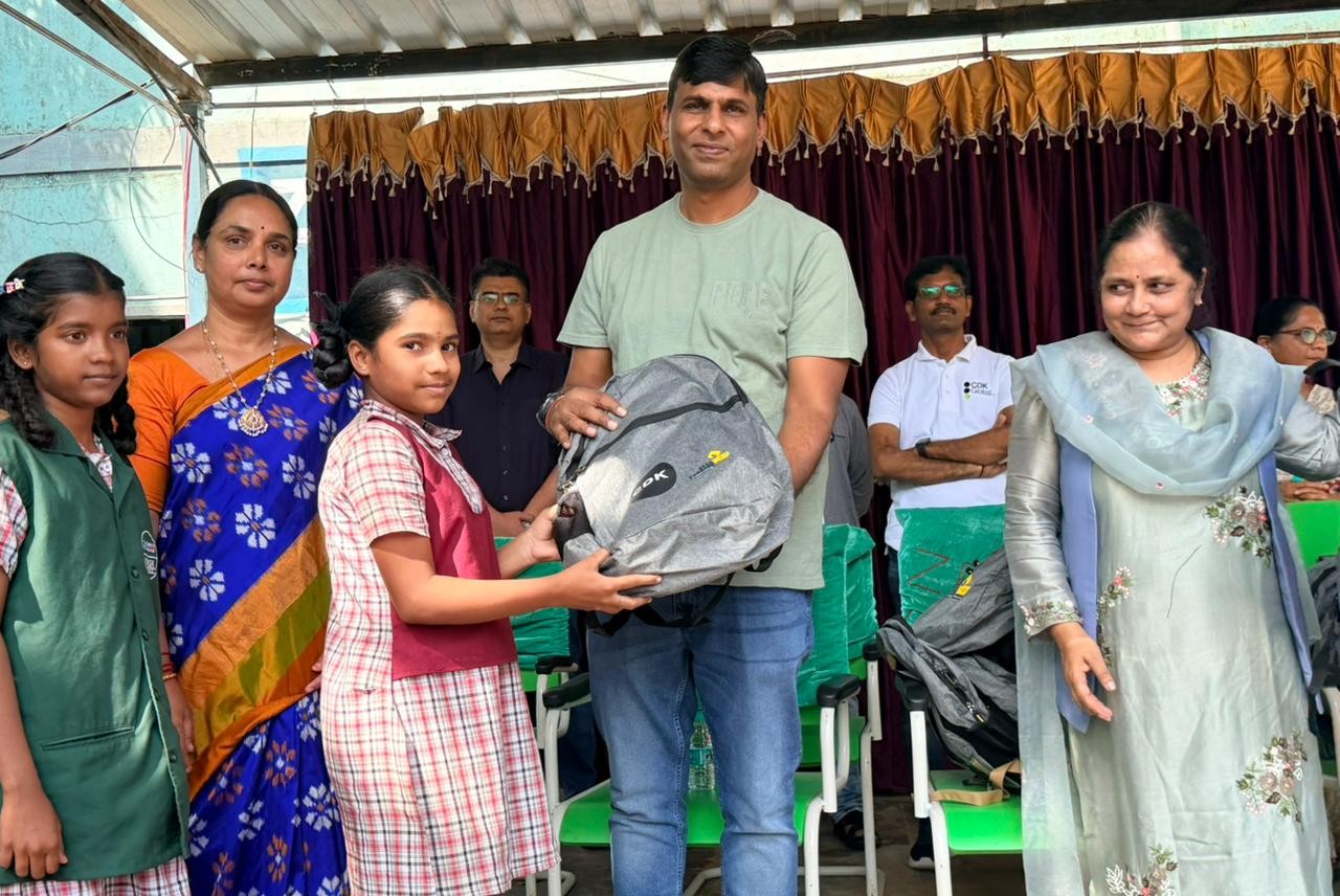 CDK Champions Education and Well-being of Zilla Parishad High School Students in Hyderabad