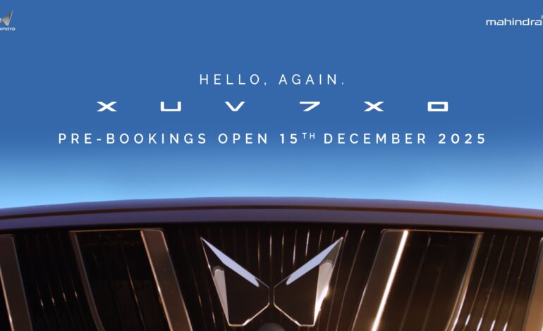 Mahindra to open pre-bookings for premium SUV XUV 7XO from December 15
