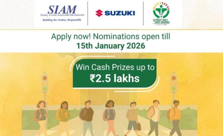 SIAM Launches National Road Accident Reduction Challenge 2026 to Engage College Students in Road Safety Innovation