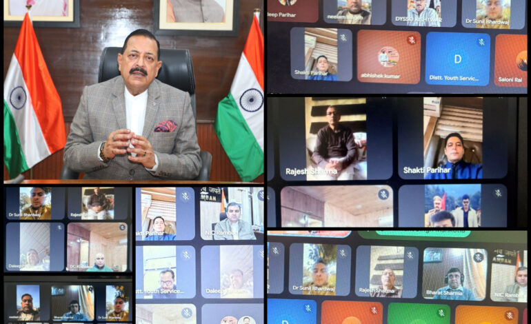 Jitendra Singh reviews preparations for Sansad Khel Mahotsav culmination; PM to address event on Dec 25
