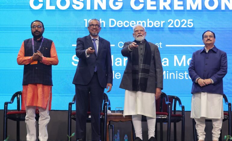 Restoring balance in health systems a global urgency, says PM Modi at WHO traditional medicine summit