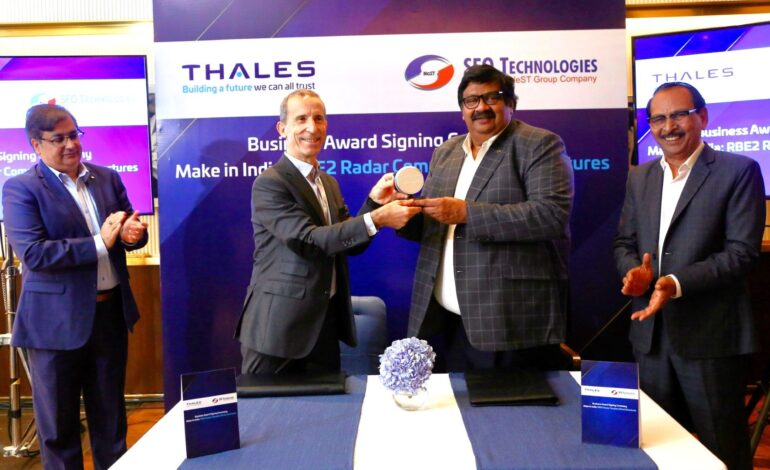 Thales awards SFO Technologies contract for Rafale radar systems under Make in India