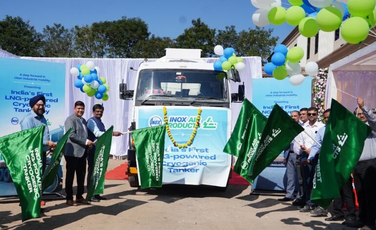 INOXAP flags off India’s first LNG-fuelled cryogenic tanker