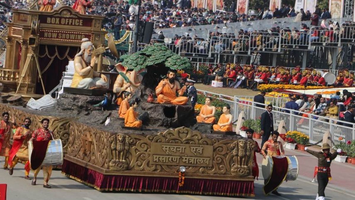 MIB tableau traces India’s storytelling journey, spotlights WAVES vision at Republic Day parade