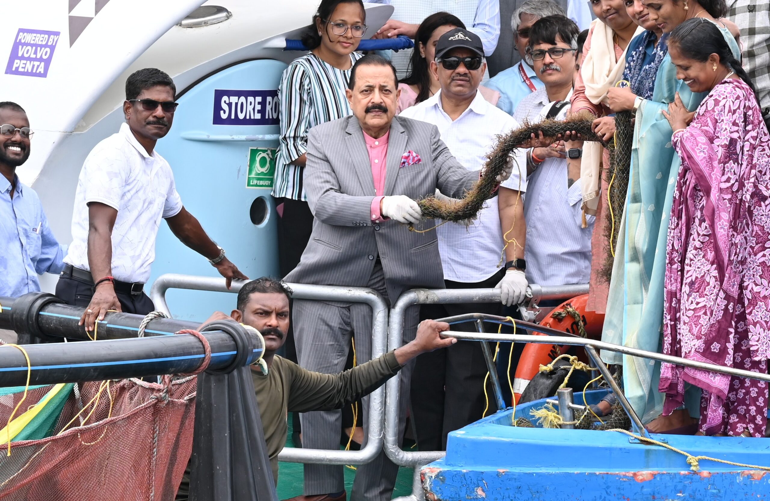 Union minister Jitendra Singh launches first open-sea marine fish farming project in Andaman Sea