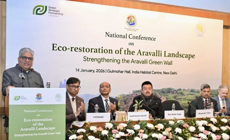 Aravalli Green Wall Advances India’s Global Land Restoration Commitments, Says Union Minister Bhupender Yadav