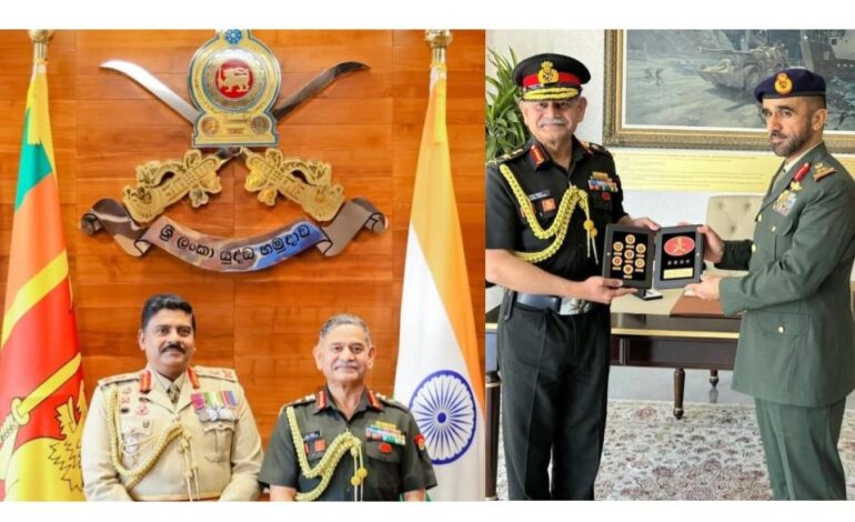 CoAS Upendra Dwivedi concludes UAE and Sri Lanka visit, strengthens defence cooperation