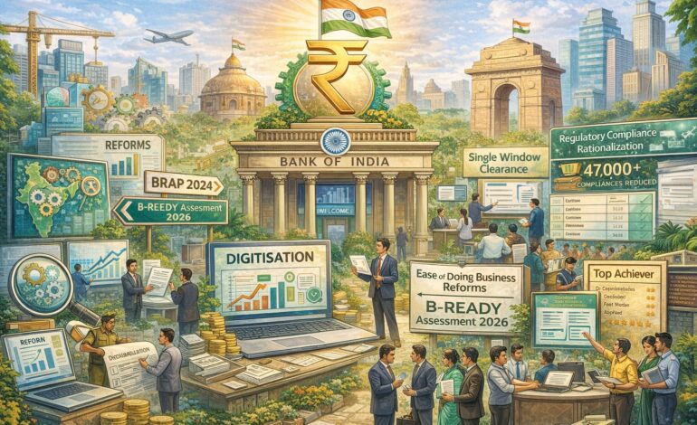 India’s Ease of Doing Business Push Gains Momentum ahead of World Bank’s B-READY Assessment