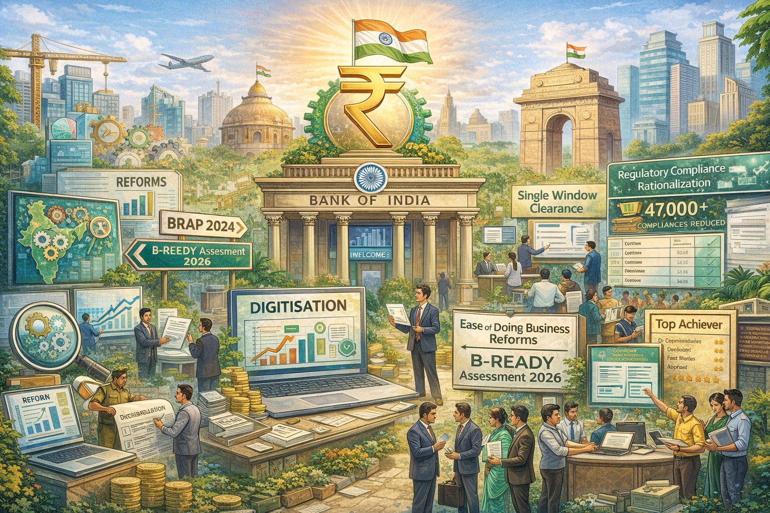 India’s Ease of Doing Business Push Gains Momentum ahead of World Bank’s B-READY Assessment