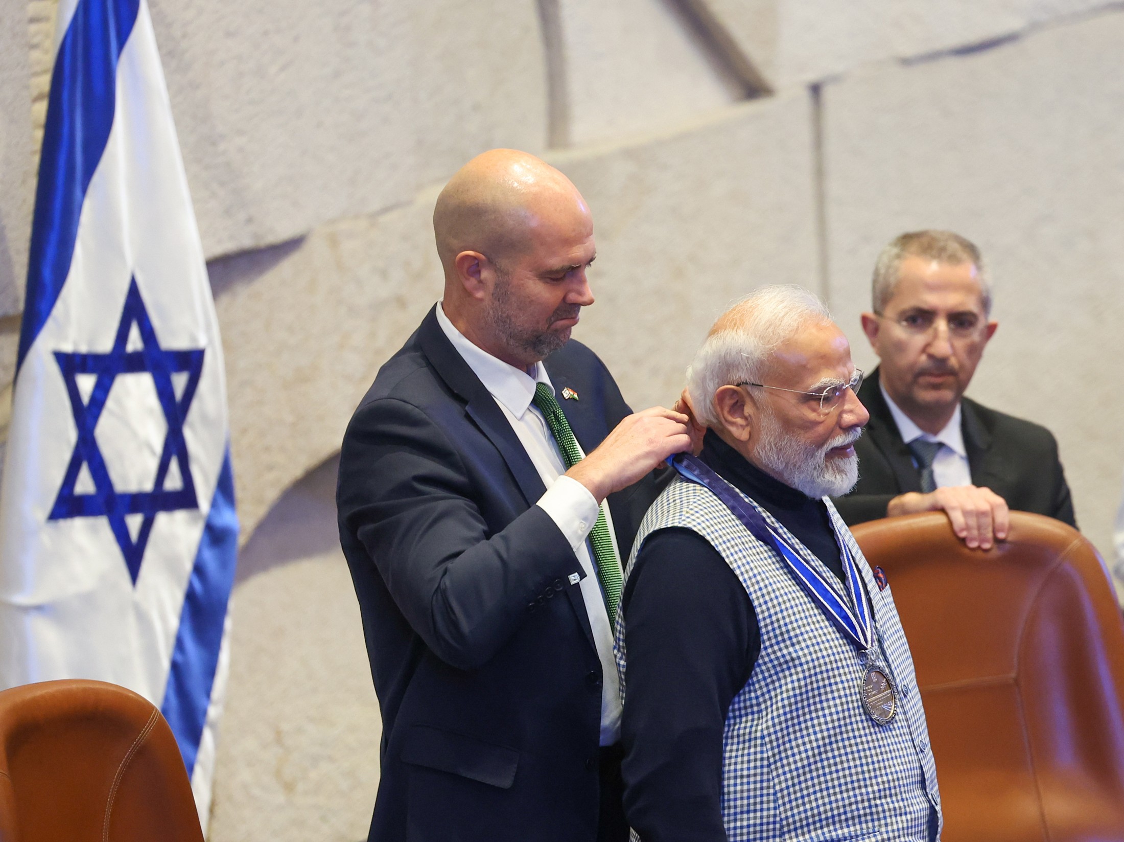 PM Modi Receives Knesset Medal, Among Few Leaders Honoured by Both Israel and Palestine