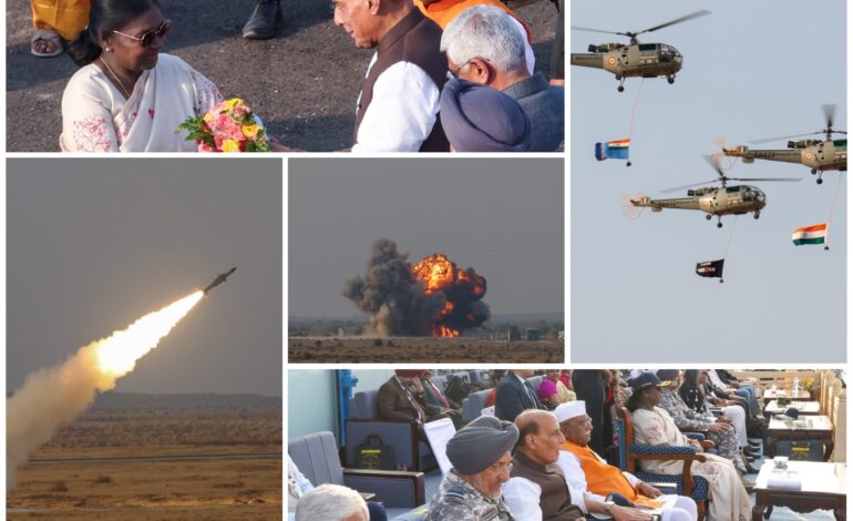 Indian Air Force Conducts ‘Vayushakti-26’ at Pokhran, Showcases Full-Spectrum Combat Capability