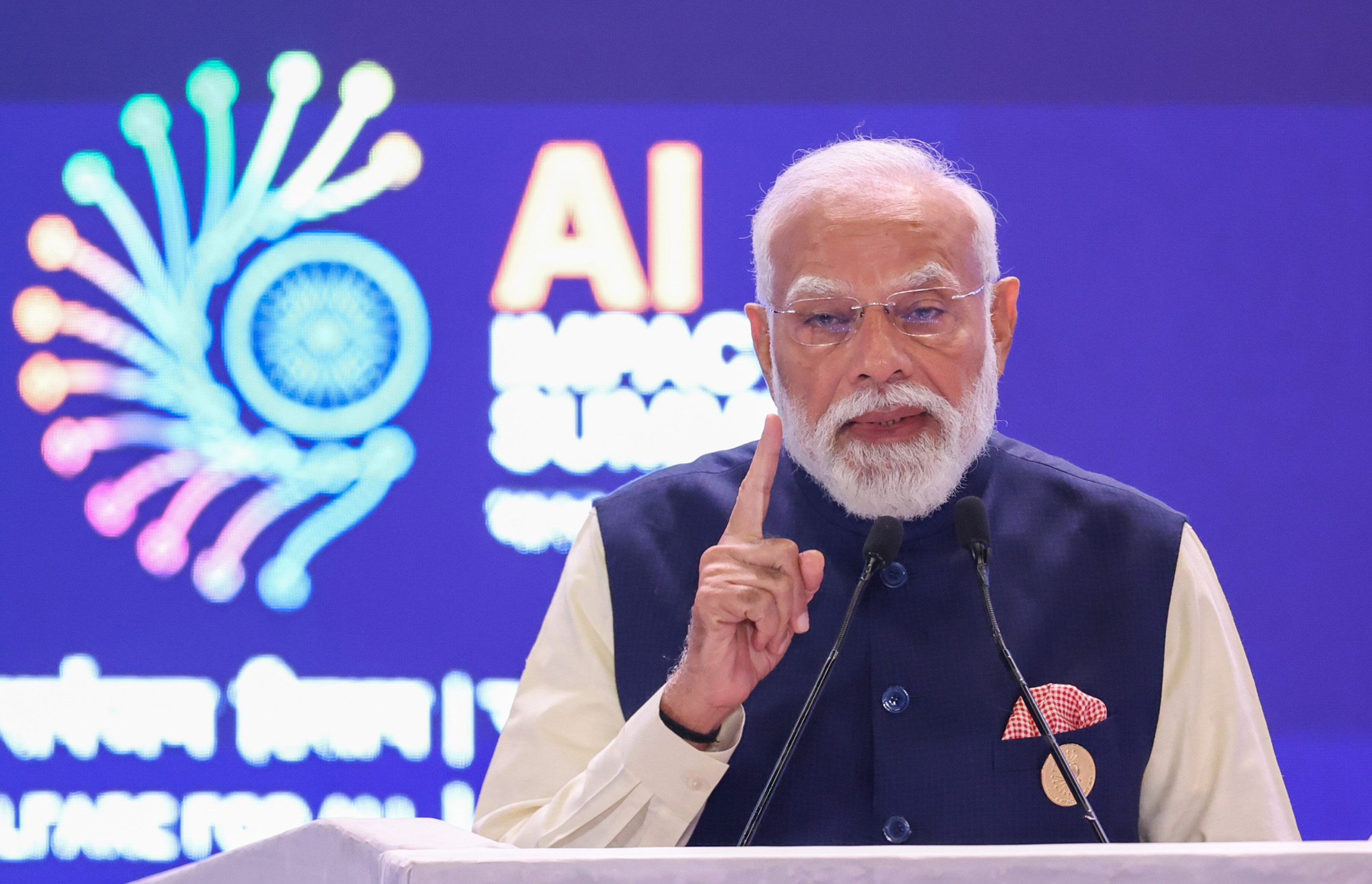 PM Modi Unveils M.A.N.A.V. Vision at India AI Impact Summit 2026; Calls for AI as Global Common Good