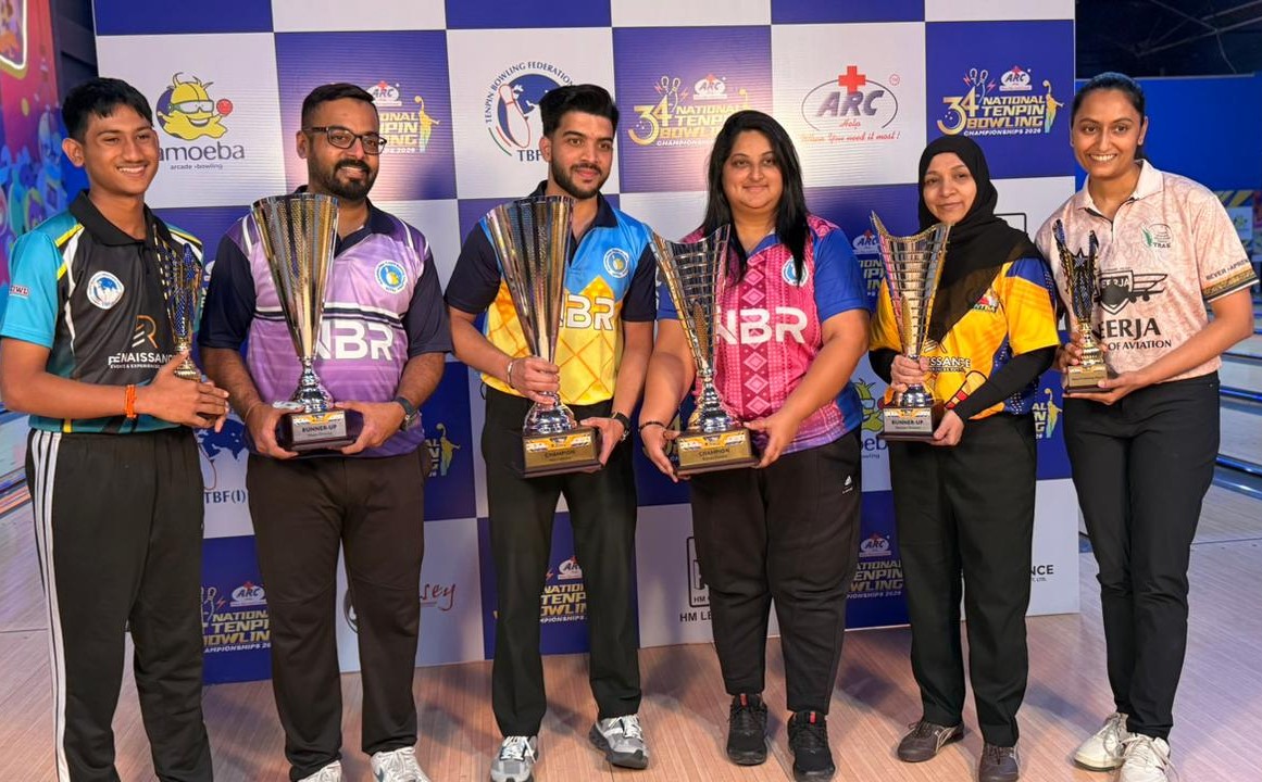 Kishan R, Preemal J Win Titles at ARC 34th National Tenpin Bowling Championships