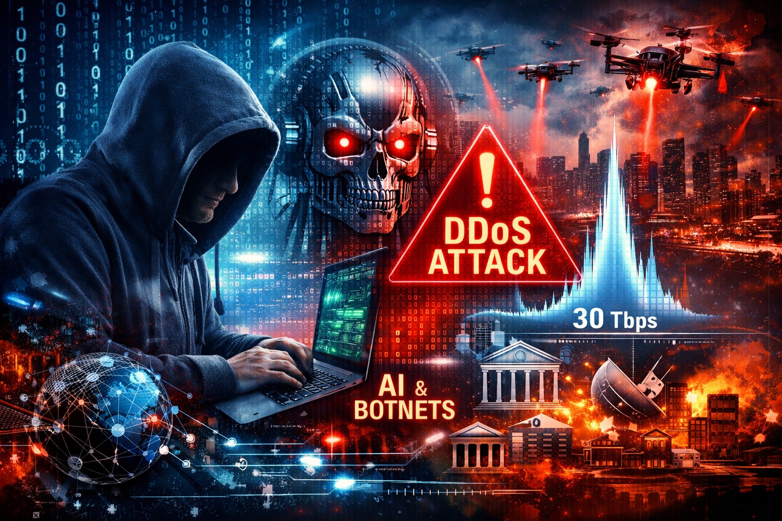 NETSCOUT Report Flags Surge in Sophisticated DDoS Attacks Driven by AI, Botnets