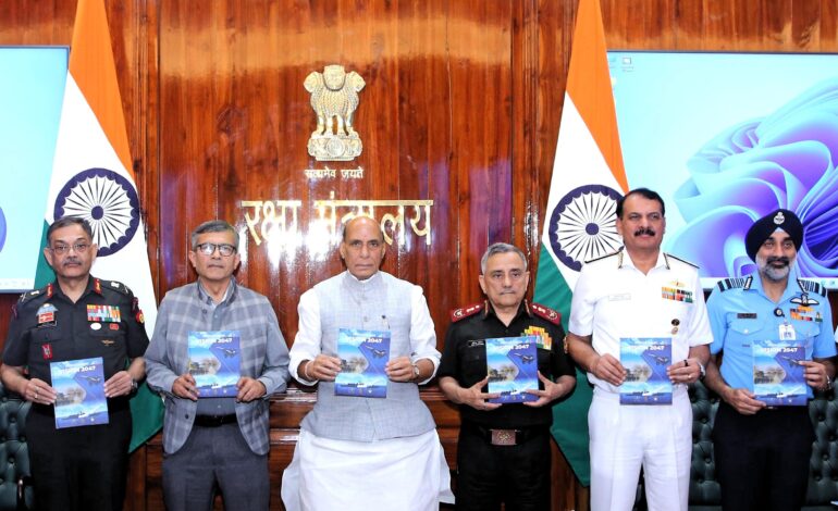 Rajnath Singh Releases ‘Defence Forces Vision 2047’ Roadmap for India’s Future-Ready Military