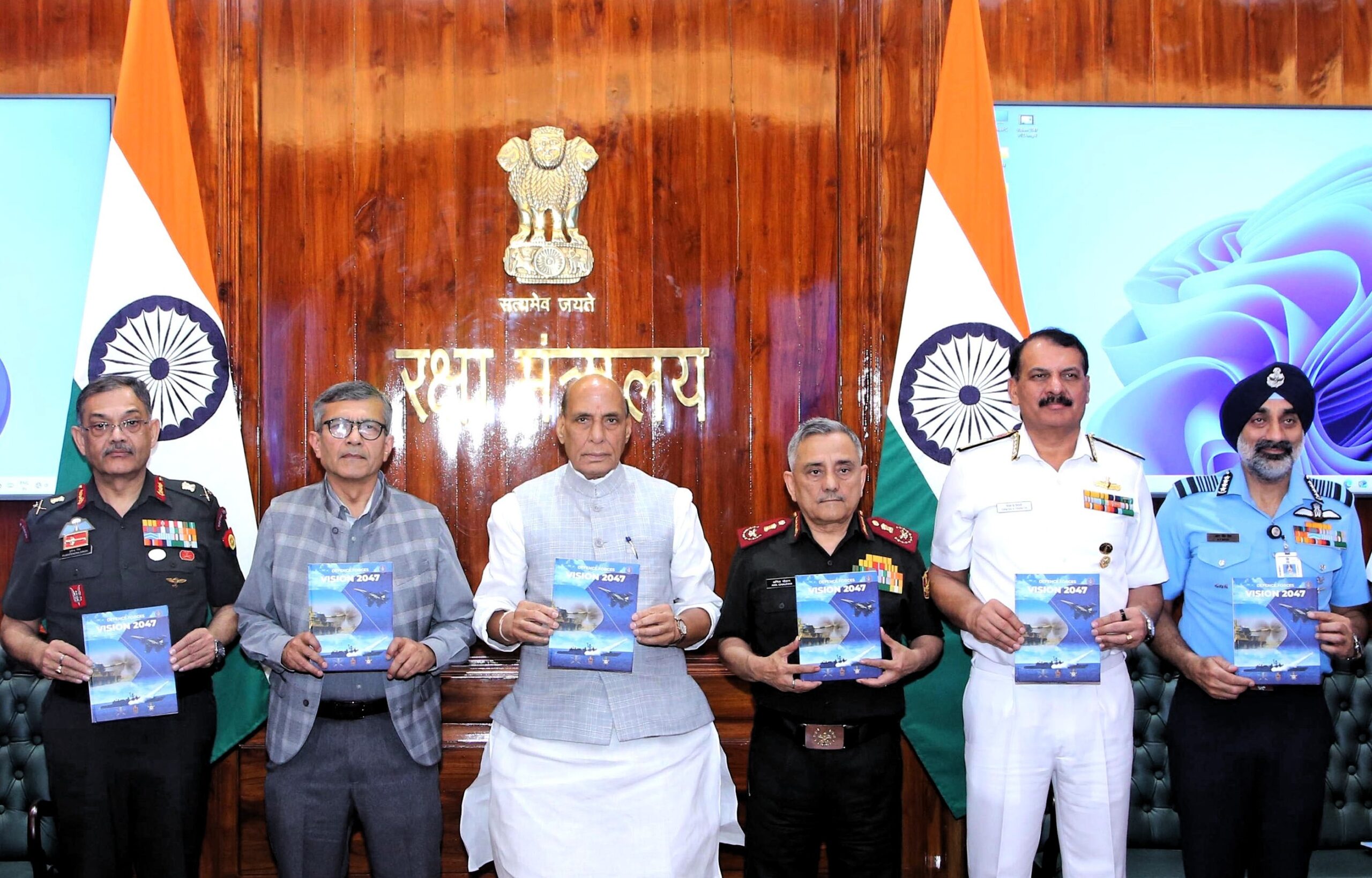 Rajnath Singh Releases ‘Defence Forces Vision 2047’ Roadmap for India’s Future-Ready Military