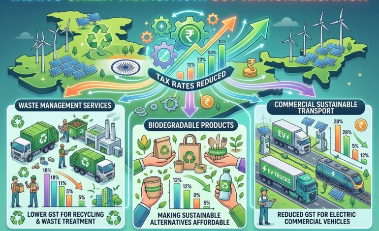 GST cuts on waste management, biodegradable products, transport to drive green transition