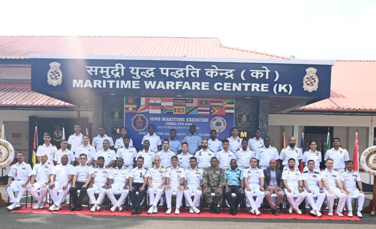 India Hosts IONS Maritime Exercise 2026 in Kochi, Focus on Regional Security Coordination