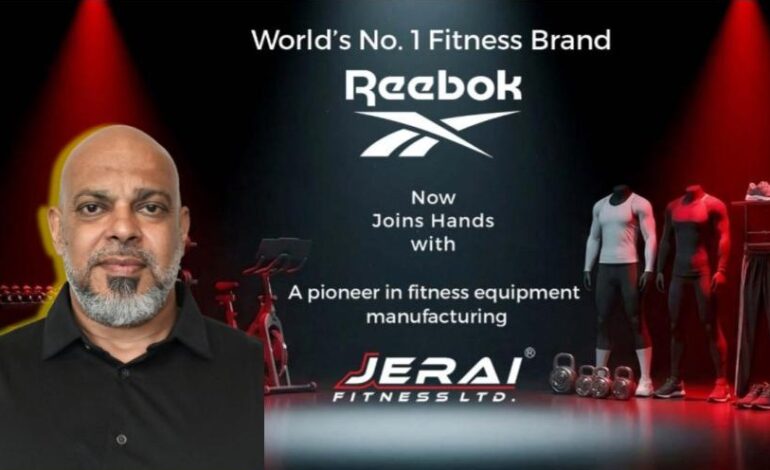 Jerai Fitness Partners Reebok to Launch Made-in-India Gym Equipment Across South Asia