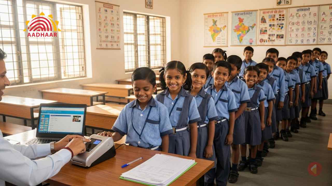 UIDAI Saturates 1 Lakh Schools in Biometric Update Drive; 1.2 Crore Children Covered